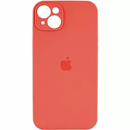 Чехол Silicone Case Full Camera для Apple iPhone 14 Peach