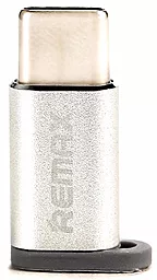 Адаптер-перехідник Remax Micro USB на Type-C Silver (RA-USB1)