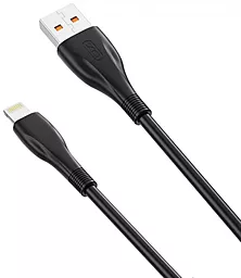Кабель USB XO NB185 6A Lightning Cable Black - миниатюра 3