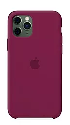 Чехол Silicone Case для Apple iPhone 11 Pro Marsala