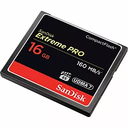 Карта пам'яті SanDisk Compact Flash 16GB eXtreme Pro 1067X UDMA7 (SDCFXPS-016G-X46) - мініатюра 2