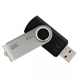 Флешка GooDRam 64GB Twister Black USB 2.0 (UTS2-0640K0R11) - мініатюра 3