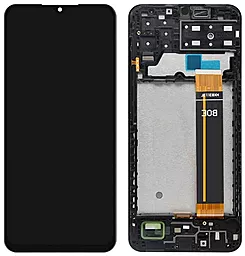 Дисплей Samsung Galaxy A13 A135, Galaxy M13 M135 з тачскріном і рамкою, оригінал, Black