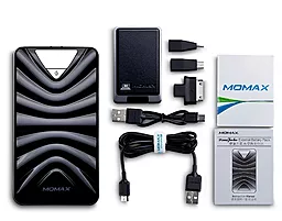 Повербанк Momax iPower Turbo power bank 16800 mAh, [BAIPOWER25D] Black - миниатюра 3