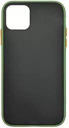 Чохол 1TOUCH Gingle Matte Apple iPhone 11 Pro Green/Orange