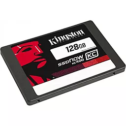 Накопичувач SSD Kingston SSDNow KC400 128GB (SKC400S3B7A/128G) - мініатюра 2
