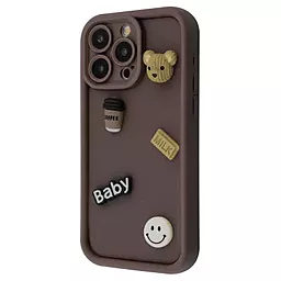 Чехол Pretty Things Case для Apple iPhone 14 Pro  brown/bear