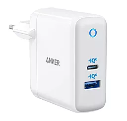 Мережевий зарядний пристрій Anker Atom III 45W USB-C / 15W USB-A White (A2322G21)