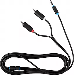 Аудио кабель Prolink Aux mini Jack 3.5 mm - 2хRCA M/M Cable 1.5 м black (PB103-0150) - миниатюра 2