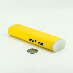 Повербанк Optima LED 9000 mAh Yellow - миниатюра 3