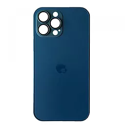 Чехол AG Glass with MagSafe для Apple iPhone 14 Pro Navy blue