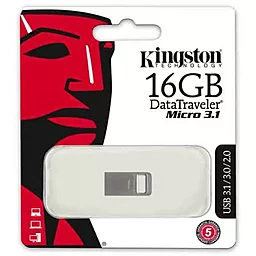 Флешка Kingston 16Gb DT Micro USB 3.1 (DTMC3/16GB) - миниатюра 3