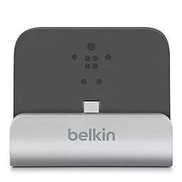 Док-станція зарядний пристрій Belkin Charge+Sync Android Dock Silver (F8M389bt) - мініатюра 3