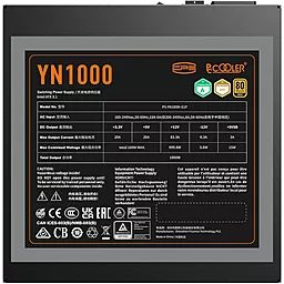 Блок питания PCcooler YN1000 (P5-YN1000-G1FFBK1-EU) - миниатюра 6