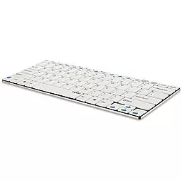 Клавиатура Rapoo Bluetooth Ultra-slim Keyboard E6100 White - миниатюра 2