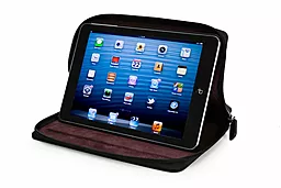Чохол для планшету Tuff-Luv Roma Faux Leather Zip Case Cover (with Sleep Function) for the Apple iPad mini Black / Mahogany (I7_25) - мініатюра 4