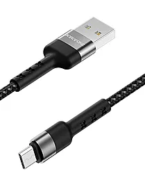 Кабель USB Borofone BX34 MicroUSB Cable Black - миниатюра 3