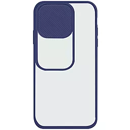 Чехол Camshield mate TPU со шторкой для камеры для Apple iPhone 13 Pro Max (6.7") Синий - миниатюра 3