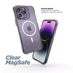 Чехол ArmorStandart Clear Magsafe для Apple iPhone 14 Transparent (ARM68053) - миниатюра 3