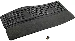 Клавиатура Logitech ERGO K860 Bluetooth/Wireless UA Black (920-010108, 920-010352) - миниатюра 2