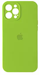 Чехол Silicone Case Full Camera для Apple iPhone 15 Pro Party Green