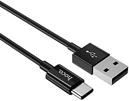 Кабель USB Hoco X23 Skilled USB Type-C Cable Black - миниатюра 3