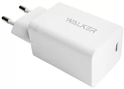 Сетевое зарядное устройство Walker WH-65 65w GaN PD USB-C ports fast charger white - миниатюра 6
