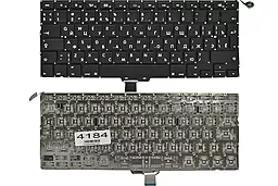 Клавиатура для ноутбука Apple MacBook Pro 13' A1278 без рамки Г-образный Enter черная