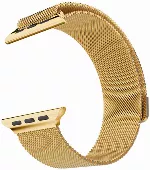 Змінний ремінець для розумного годинника Apple Watch Milanese Loop Band 42mm Gold - мініатюра 3