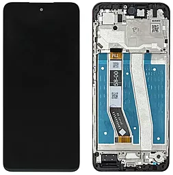 Дисплей Motorola Moto G14 (XT2341) с тачскрином и рамкой, Black
