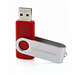 Флешка Exceleram 8GB P1 Series USB 2.0 (EXP1U2SIRE08) Silver/Red - миниатюра 2