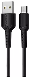 Кабель USB Borofone BX16 Easy micro USB Cable Black