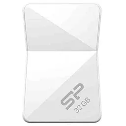Флешка Silicon Power 32Gb Touch T08 White USB 2.0 (SP032GBUF2T08V1W) - миниатюра 2