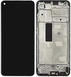 Дисплей Oppo A94 4G с тачскрином и рамкой, (TFT, без функции отпечатка пальца), Black