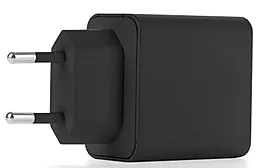 Сетевое зарядное устройство с быстрой зарядкой ColorWay 2USB AUTO ID 20W 4.8A Black (CW-CHS016-BK) - миниатюра 2