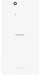 Задня кришка корпусу Sony Xperia Z Ultra C6802 XL39h / Sony Xperia Z Ultra C6806 / Sony Xperia Z Ultra C6833 зі склом камери Original White