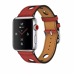 Ремешок для часов COTEetCI W15 Leather для Apple Watch 42/44/45/49mm Red (WH5221-RD)