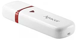 Флешка Apacer 4GB AH333 USB 2.0 (AP4GAH333W-1) White - миниатюра 3
