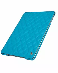 Чехол для планшета JisonCase Microfiber quilted leather case for iPad Air Blue [JS-ID5-02H40] - миниатюра 3