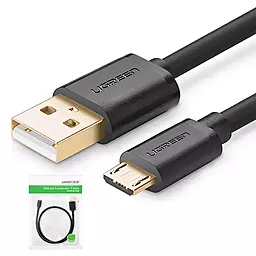 Кабель USB Ugreen micro USB Cable Black (6957303818365)