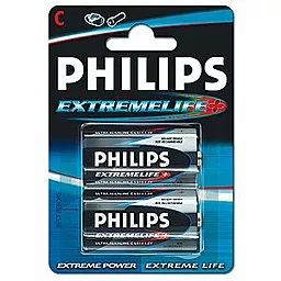 Батарейка Philips C (LR14) ExtremeLife+    1шт - мініатюра 2