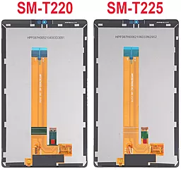 Дисплей для планшета Samsung Galaxy Tab A7 Lite T225 8.7 (LTE) с тачскрином и рамкой, оригинал, Black - миниатюра 2