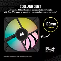 Система охлаждения Corsair iCUE AF120 RGB Slim Black Twin Pack (CO-9050163-WW) - миниатюра 14