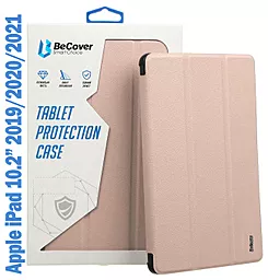 Чехол для планшета BeCover Tri Fold Soft TPU Silicone для Apple iPad 10.2" 7 (2019), 8 (2020), 9 (2021)  Pink (708516)