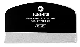 Пластикова основа-карта Sunshine SS-064 93 мм для приклеювання плівки чорна 