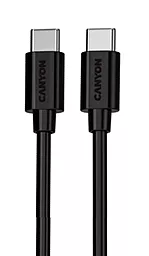Кабель USB PD Canyon  20V 5A 2M USB Type-C - Type-C Cable Black