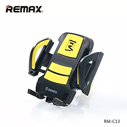 Автотримач Remax RM-C13 Black/Yellow - мініатюра 4