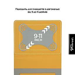 Чехол для планшета ArmorStandart Elastic Band 10  Yellow (ARM59093) - миниатюра 4