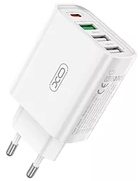 Сетевое зарядное устройство XO L120 20w PD/QC3.0 3xUSB-A/USB-C ports home charger white - миниатюра 3