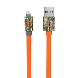 Кабель USB Scosche FlatOut™ LED Realtree® Lightning Orange (I3FLEDRT) - миниатюра 2
